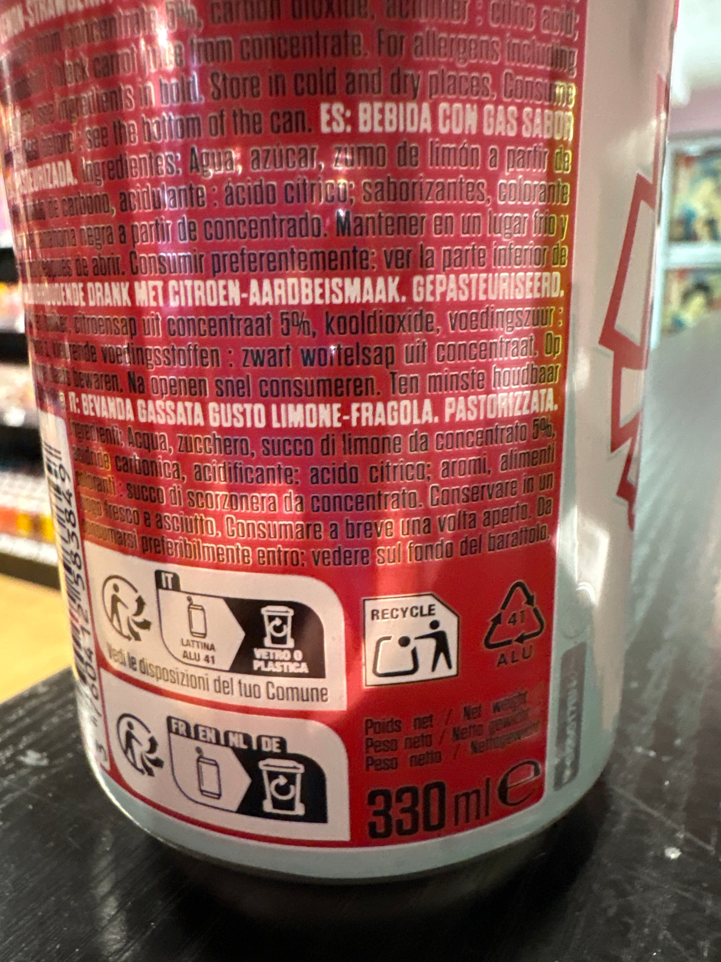 Ultrapop Luffy Fragola e Limone (330ml)