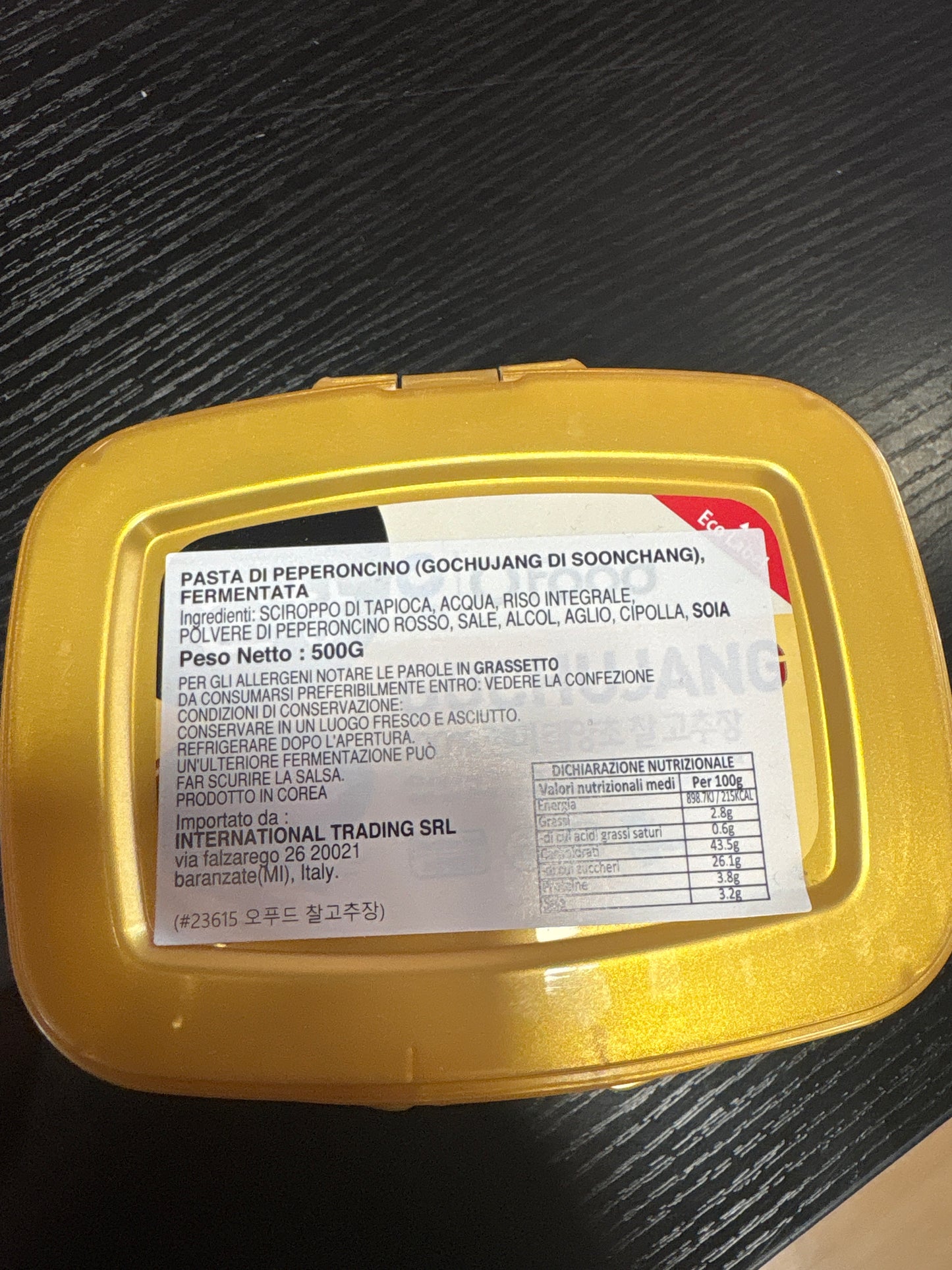 Gochujang grande (500gr)