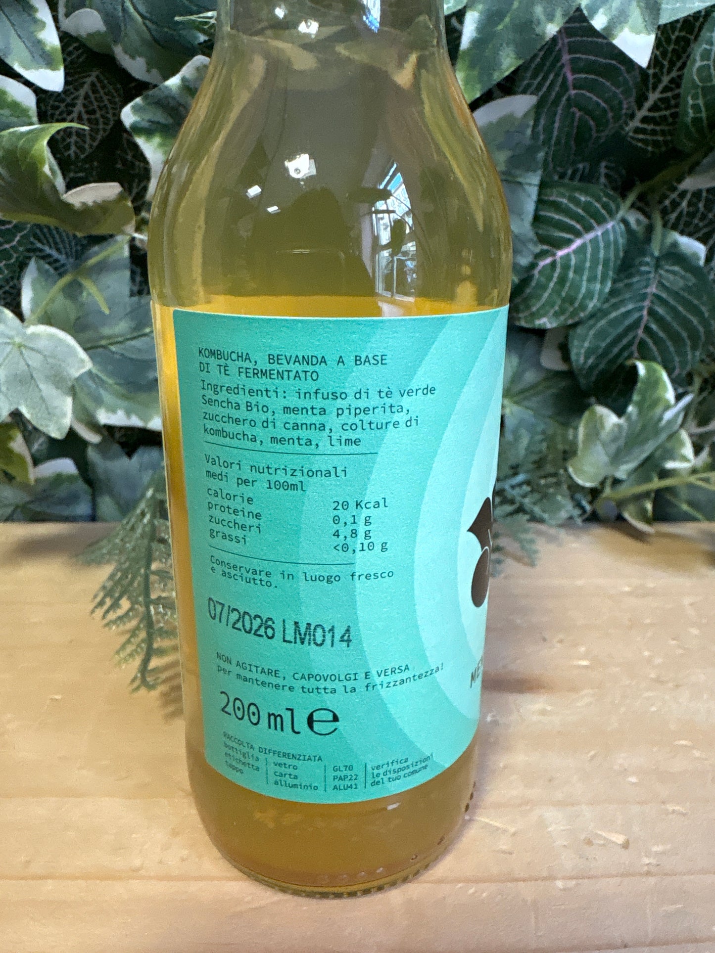 Melly’s Kombucha Menta Piperita Lime (200ml)