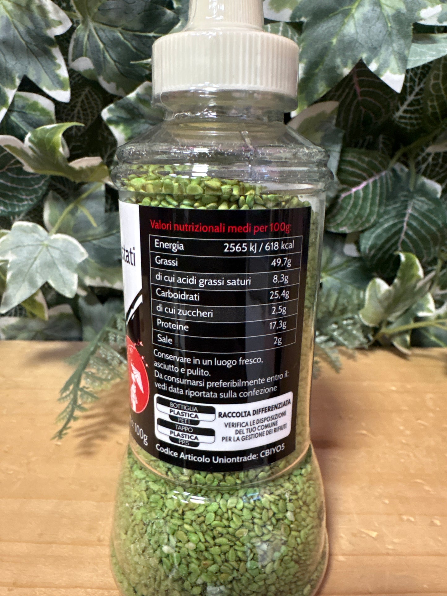 Semi di sesamo tostati al wasabi (100g)