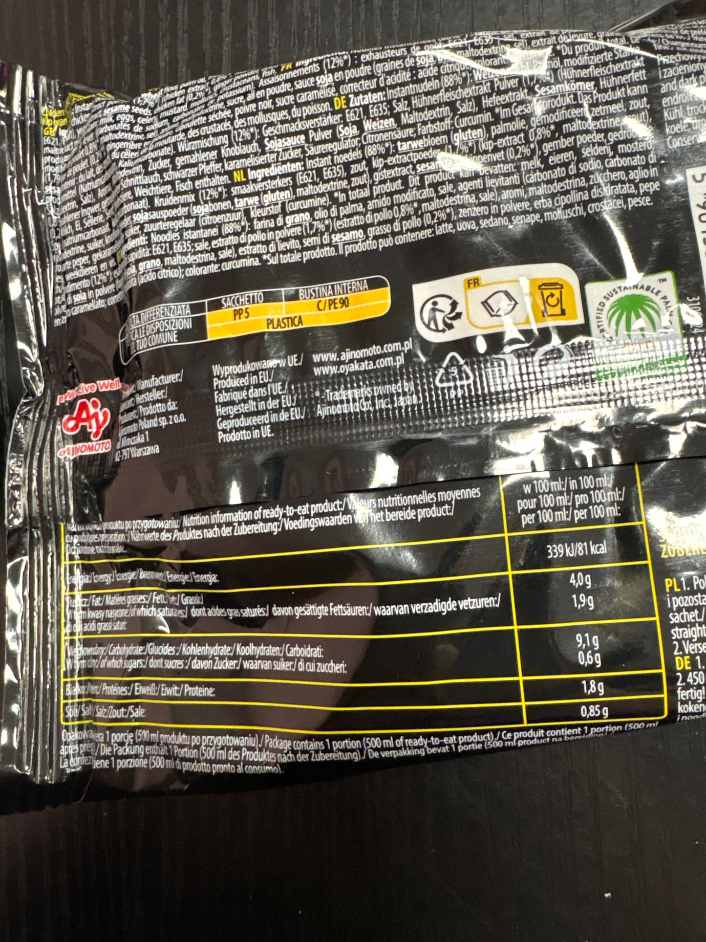 Oyakata Bag Chicken Ramen (83gr)
