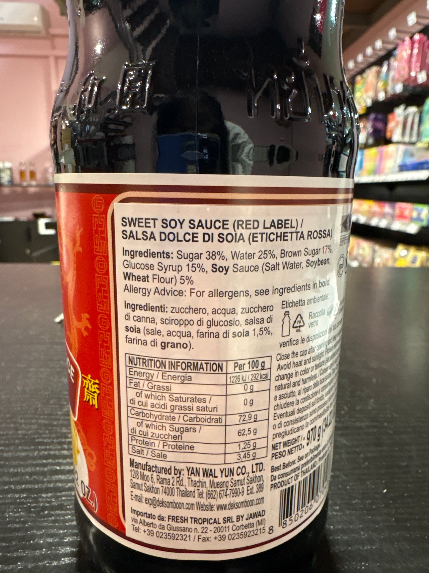 Salsa di soia dolce - Dek Som Boom (970ml)