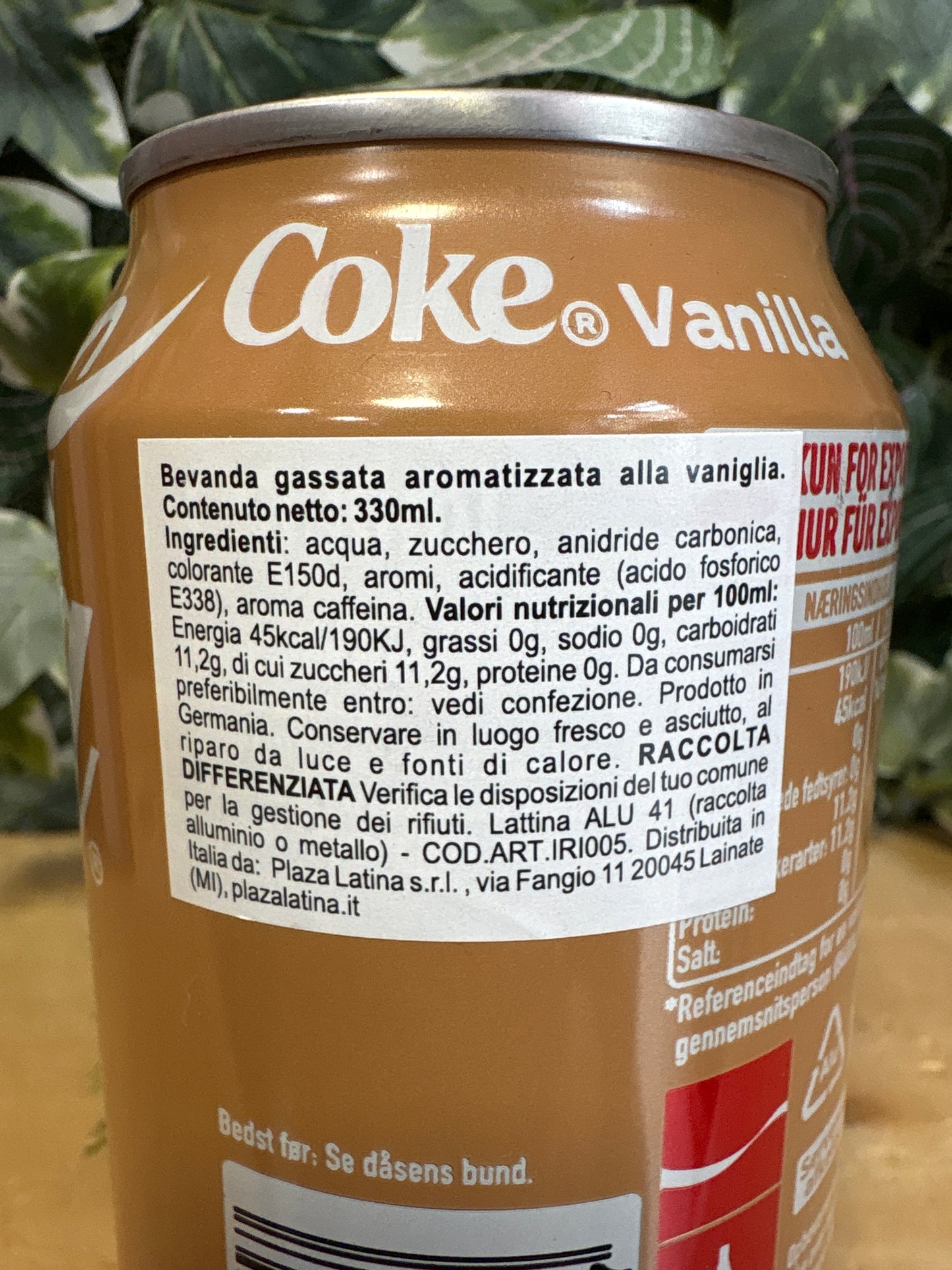 Coca cola alla vaniglia (330ml)