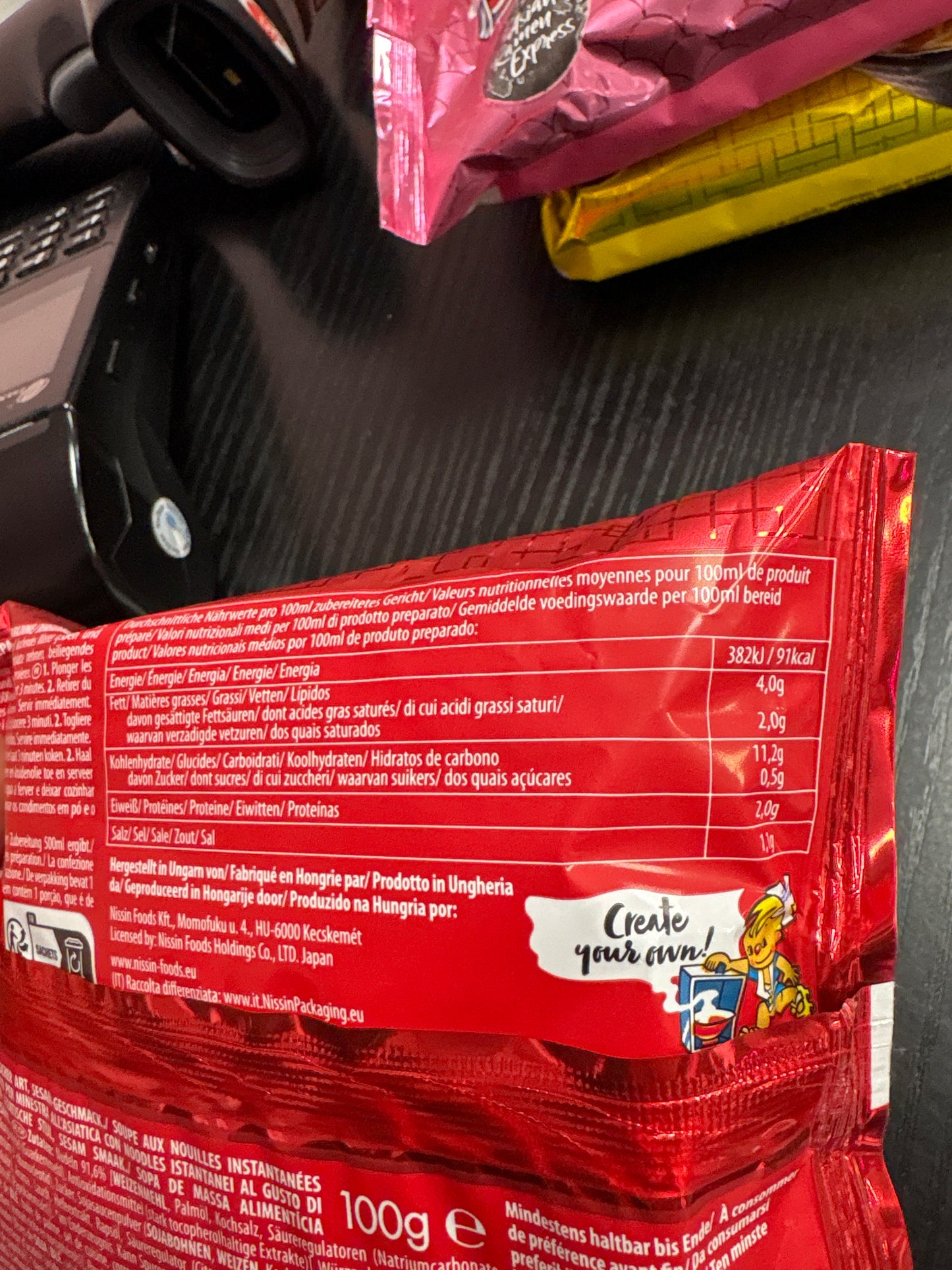 Damae Ramen Nissin Sesamo (100gr)