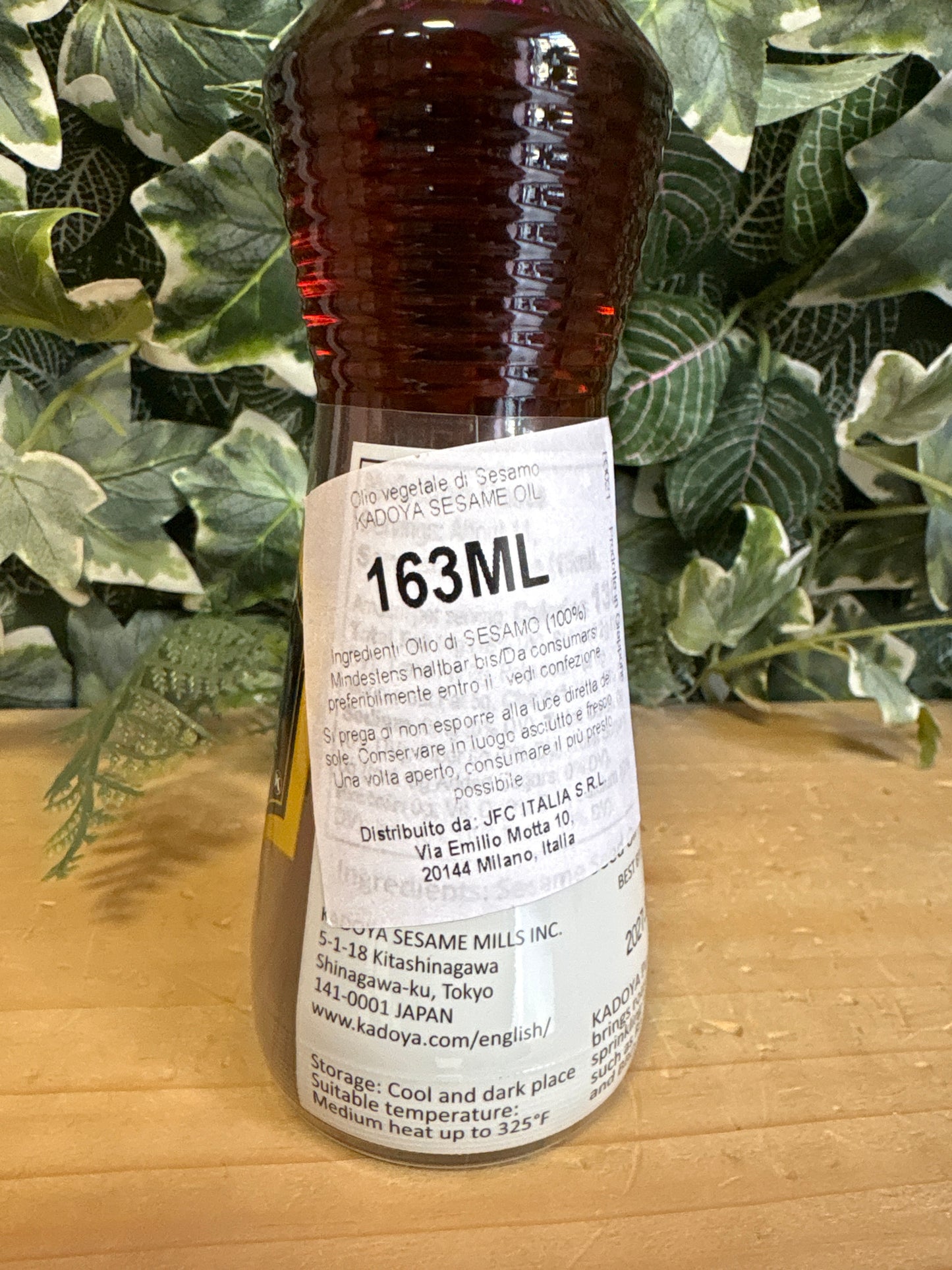 Olio di sesamo giapponese Kadoya (163ml)