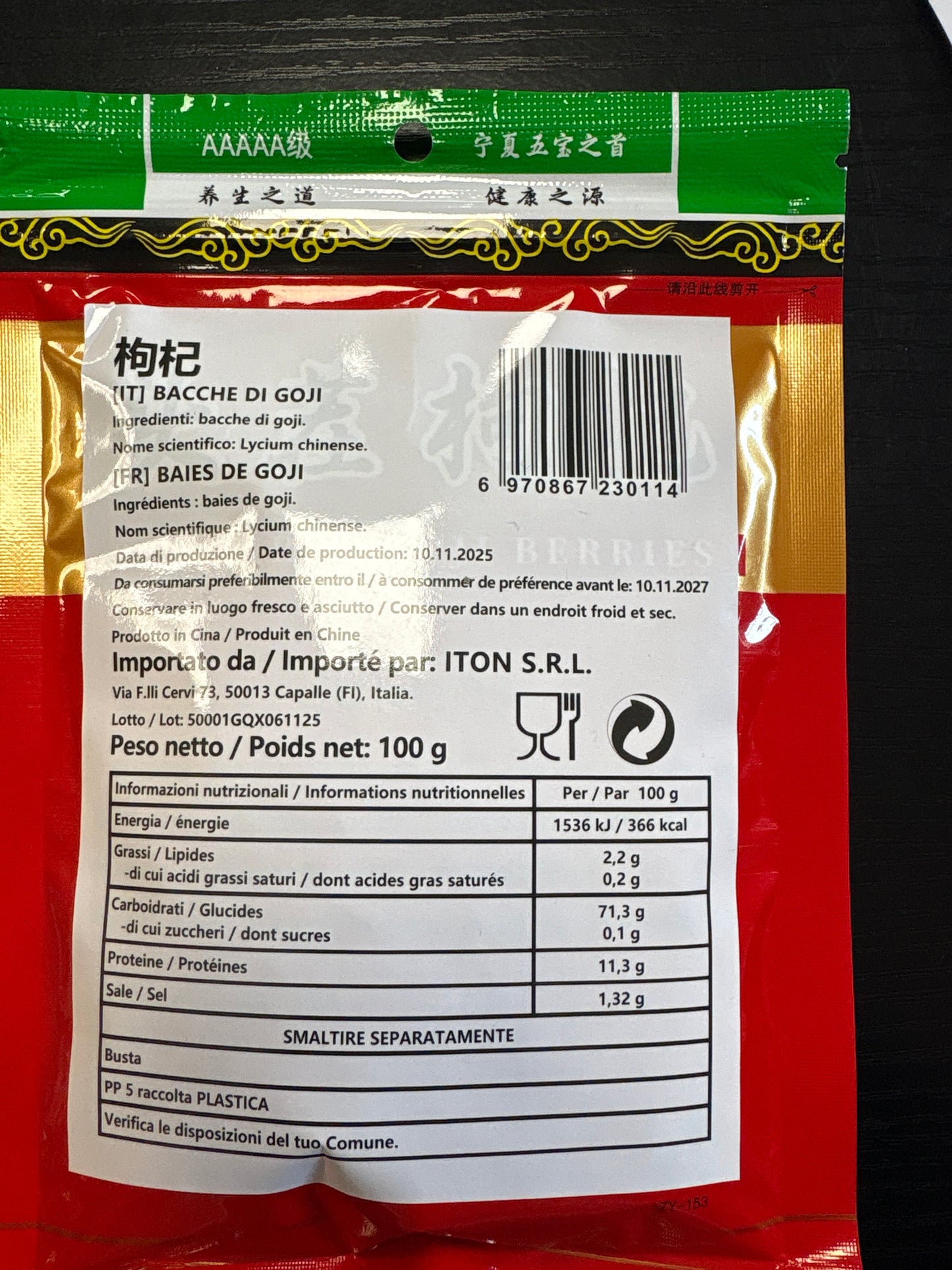 Bacche di goji (100g)
