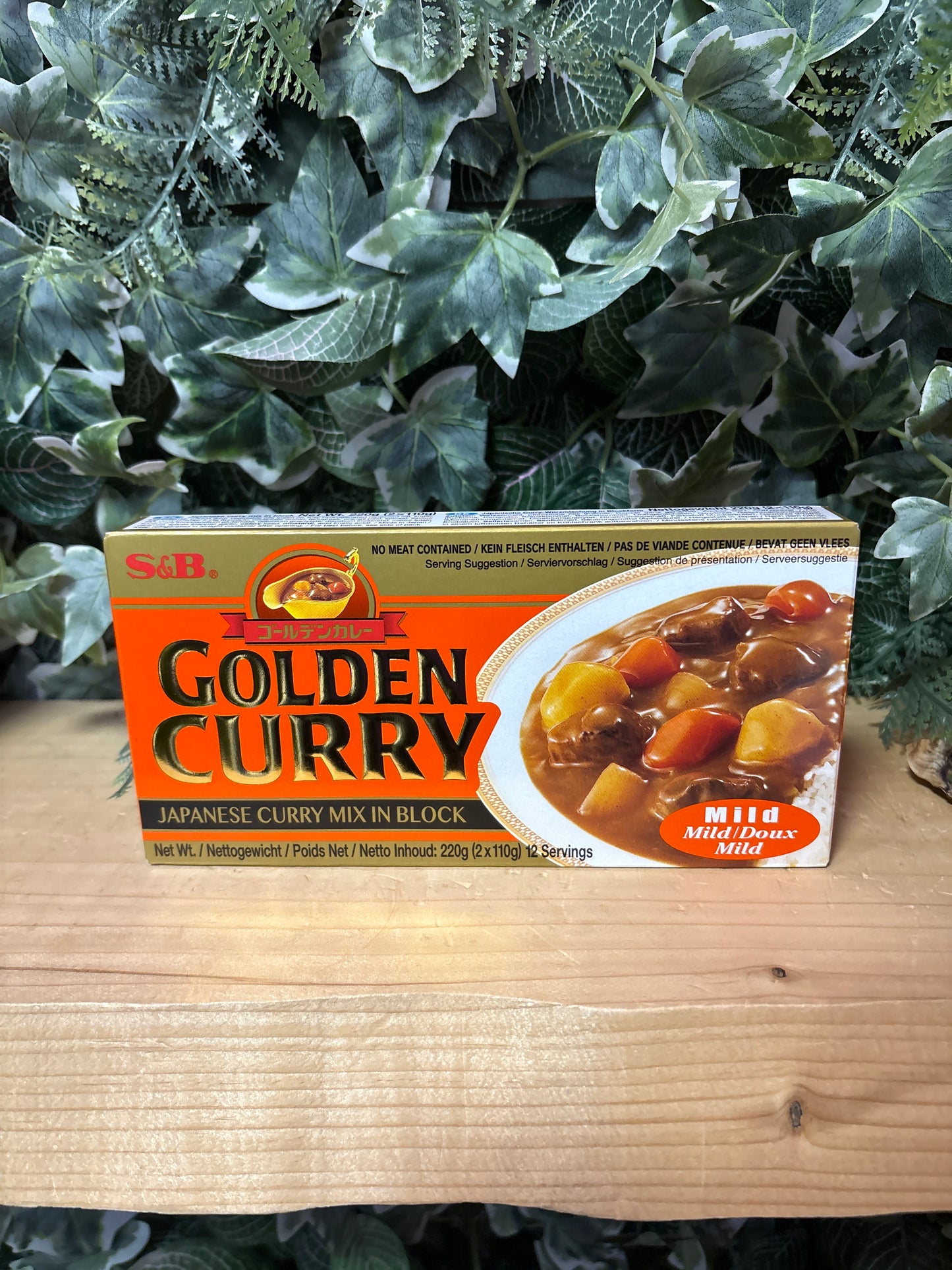 Golden curry in cubi mild non piccante (220gr-12 porzioni)