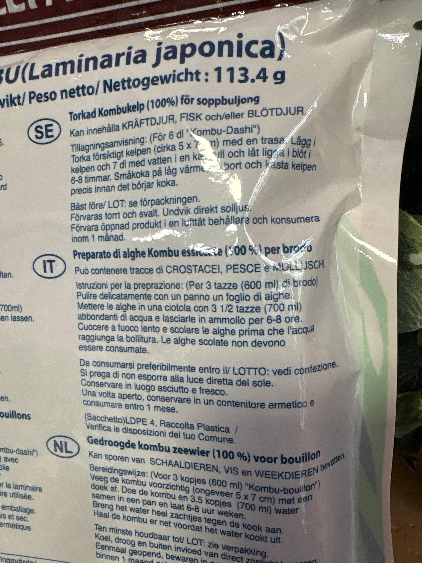 Alghe kombu wel pac (113.4g)