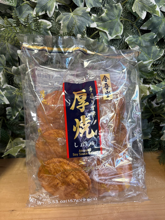 Crackers di riso giapponesi alla salsa di soia 157gr