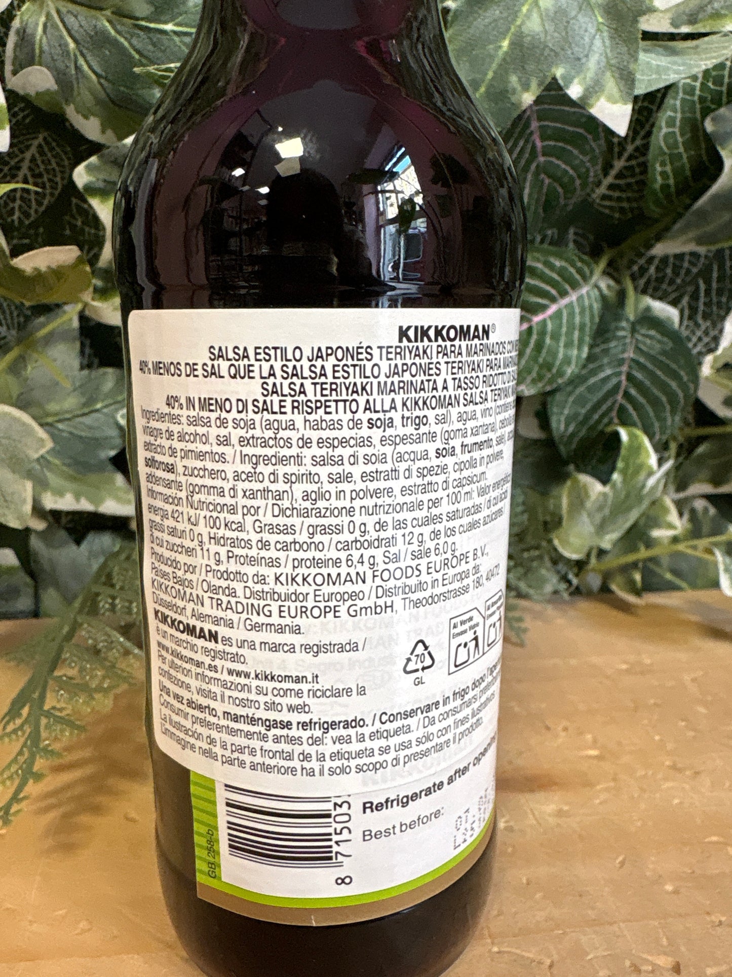Marinatura Teriyaki Kikkoman bassa in sale (250ml)