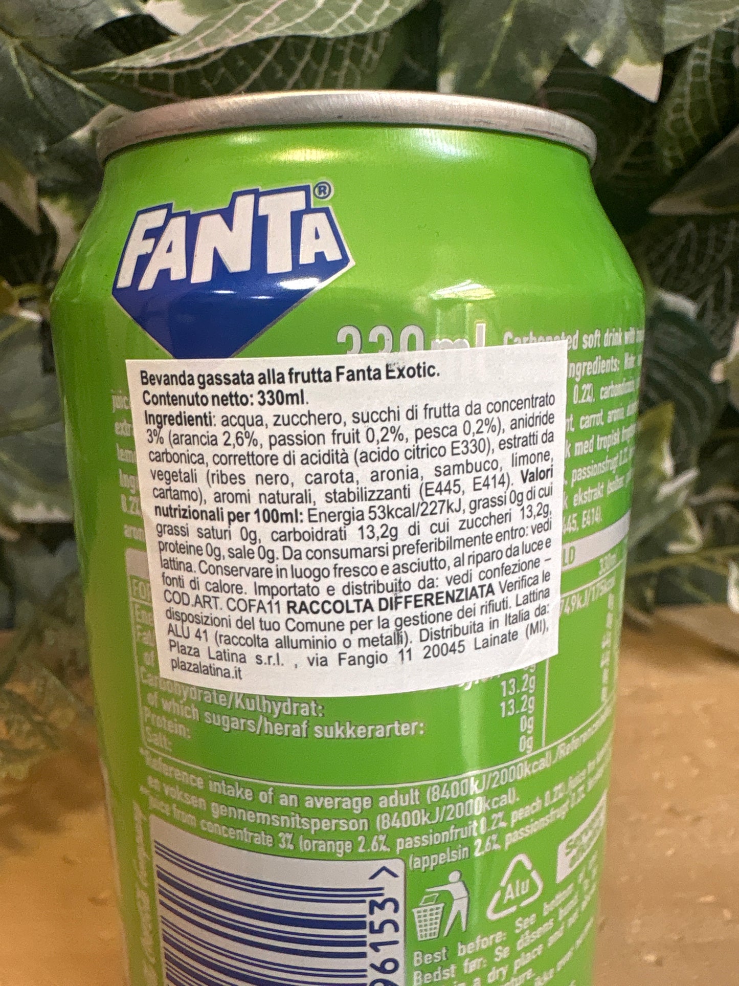 Fanta exotic lattina (330ml)