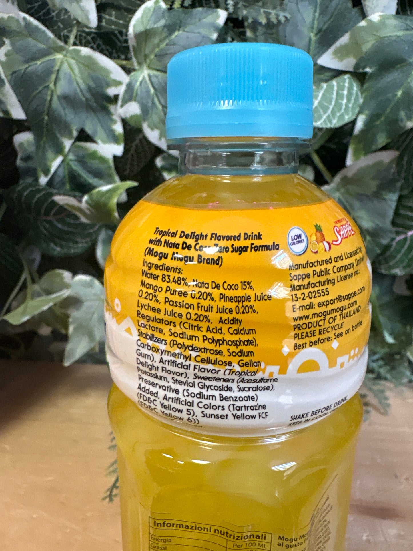 Mogu Mogu Tropical Delight (senza zuccheri aggiunti) (320ml)