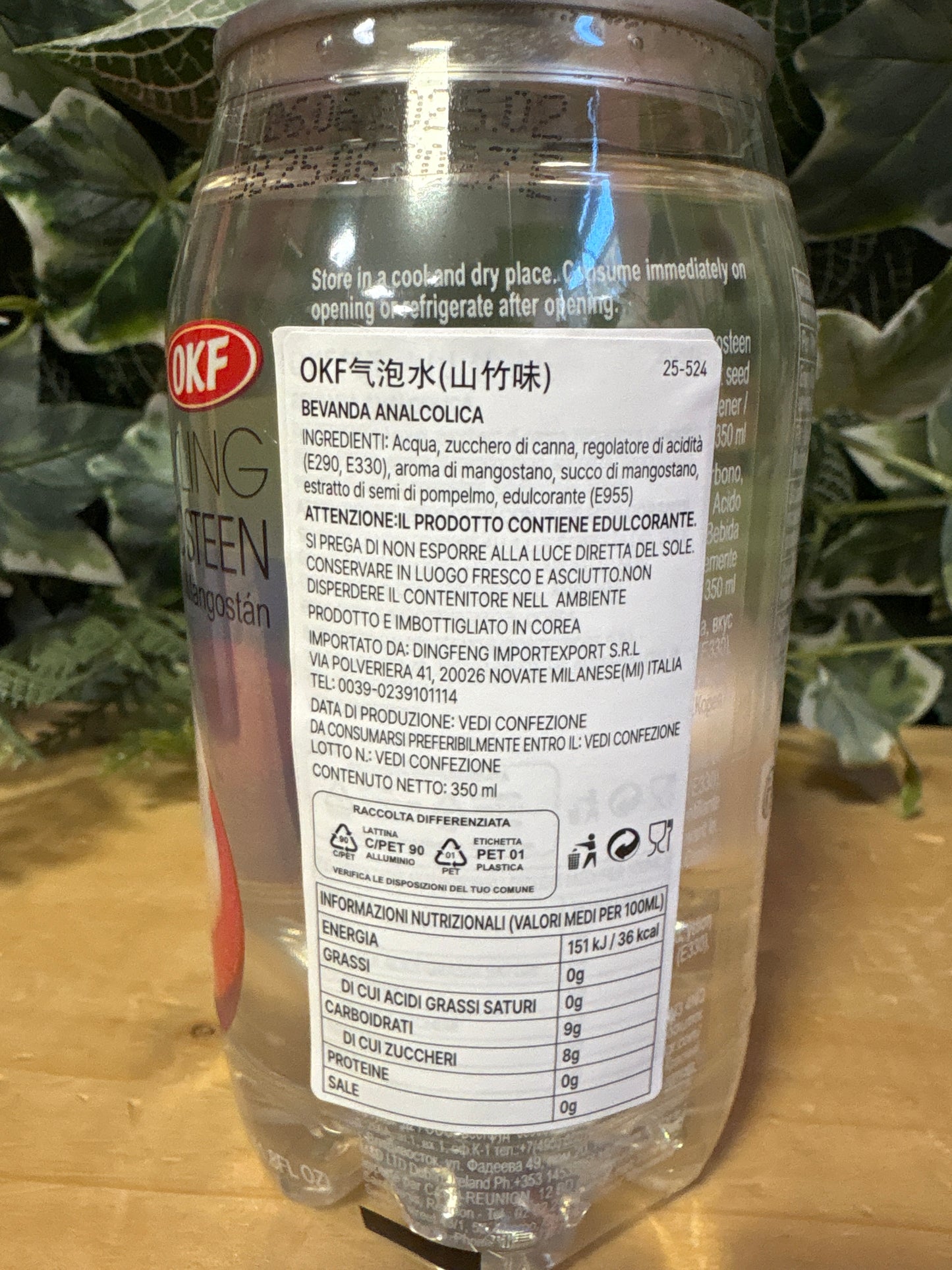 Bibita frizzante al Mangosteen (350ml)
