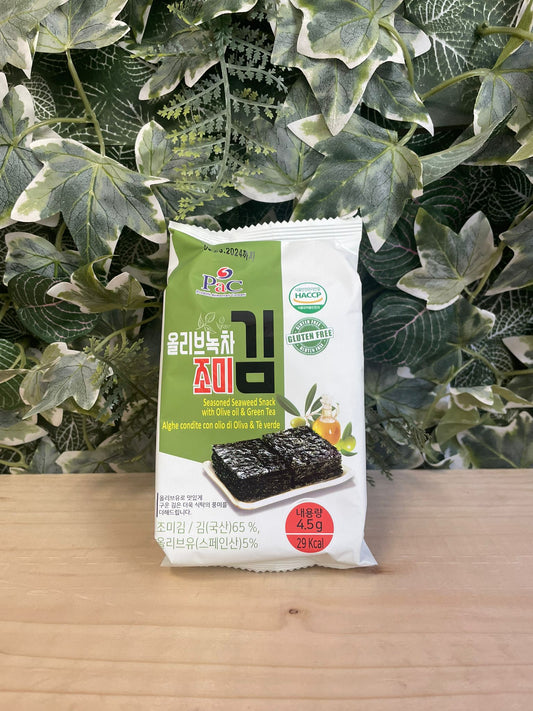 Alghe coreane the verde e olio d'oliva (4.5g)